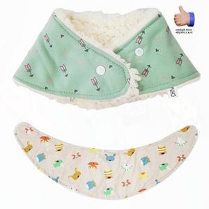 바나나모양 유아스카프빕 다용도턱받이 아동머플러 손수건겸용