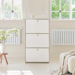 [포스트모던]발렌 미드센츄리 3도어 모듈 630 3단 수납장