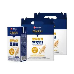 서울우유 클릭유 로우슈거 프로틴 190ml x 32개
