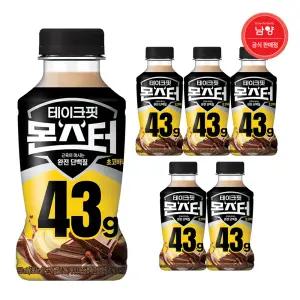 테이크핏 맥스 몬스터 43g 초코바나나 단백질 음료 350ml 6개