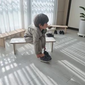 스스로 슈벤치 아기 현관 벤치 의자 자작나무화이트/참죽원목 국내제작