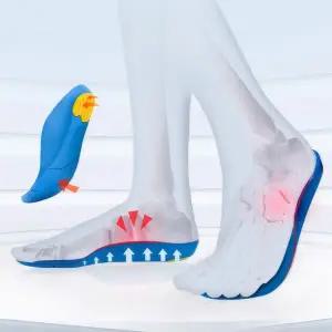 맥킨더 유아성인 사이즈조절 아치깔창 평발 교정 블루 E264-O