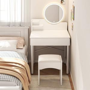 주니어 입식 미니화장대 학생 세트 거울 조명 메이크업