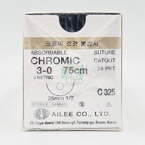 아이리 봉합사 크로믹 3-0 C325 / AILEE Chromic