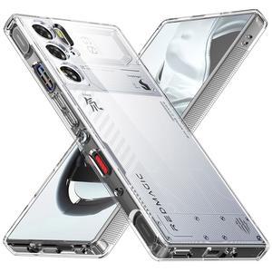 TPU 레드 케이스 누비아 매트 ZTE 폴루 핏 9 매직 및 충격 보호 프로용 백 PC 소프트 하드 케이스, 범퍼 방지 슬림 반투명