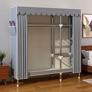 플라스틱 미니 수납 행거 옷장 조립식 드레스룸 간이옷장 83CM 낮은옷장 기숙사 장롱