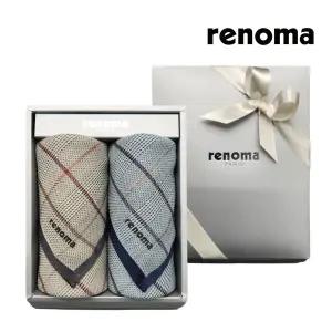 [롯데백화점]레노마 남성용 정장손수건 2매세트 RDL9203 SET