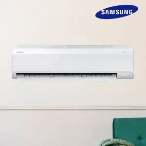 [삼성]으뜸가전 10%환급 1등급 삼성 AI 무풍 11평 벽걸이 에어컨 실외기포함 SB10