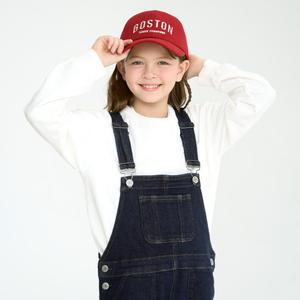 [인디고뱅크키즈] 언페이드 원워싱 멜빵 데님팬츠 IKTV248W1