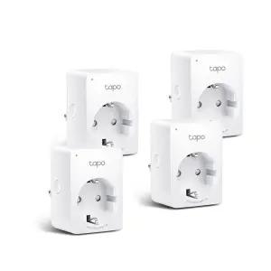 티피링크 Tapo P100M(4팩) 10A Wi-Fi 콘센트 IoT 스마트 플러그 구글홈 타이머 콘센트 절전