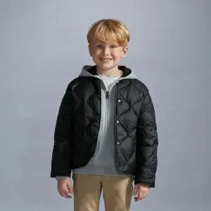 [롯데백화점]헤지스키즈 헤지스키즈 경량 덕다운 점퍼 (HUW11JN12M-BK)