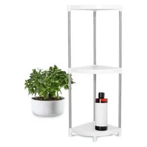 욕실코너선반 스텐 삼각 코너 선반 무타공 3단 하이 욕실코너선반 무타공코너선반 스텐코너선반