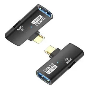 USB3.2 A to C타입 10Gbps 2in1 젠더 T자형 GD18