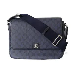 [롯데백화점]구찌 25SS 남성 761741 FACJY 8441 오피디아 메신저 백 다크블루