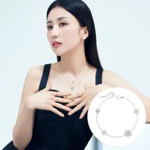 [박하선PICK] 로맨틱가든 러브플라워 18K골드 랩그로운 다이아몬드 팔찌 FGDBR1