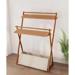 빨래건조대 원목 이불 간편한 원룸 빨래 원색 베란다 정리