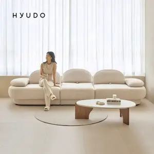 [휴도]하현의 동백 정품 조야 스윙 반달 3300 모듈형 패브릭 소파 4인용