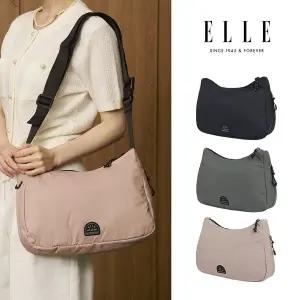 [엘르][25년 신상] 엘르 트라벨 경량 나일론 호보 크로스백 여행용 직장인 가방