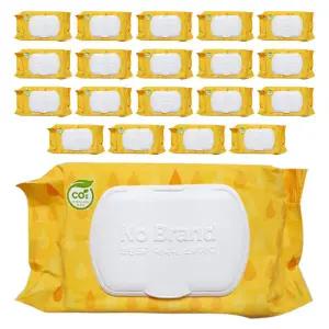 노브랜드 물티슈 캡형 100매 20팩