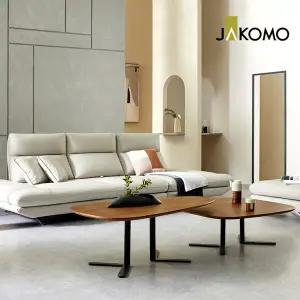 [최대60개월무이자][자코모] 클레어 4인 기능.성 도나 이태리 내추럴 통가죽 소파(전체가죽)+올가죽스툴