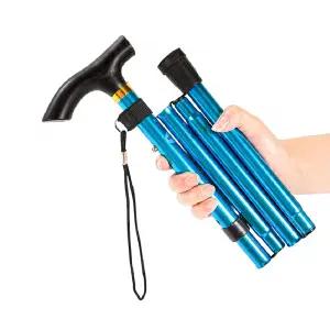 접이식 경량 지팡이 휴대용 할머니 할아버지 등산 어르신 노인 보행보조 등산 미끄럼방지 손잡이