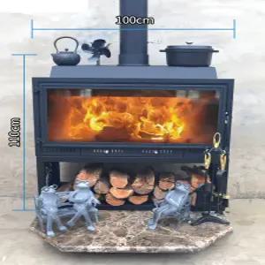 주물화목난로 나무 땔감 겨울 농막 전원 주택 히터 벽난로 - A타입