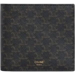 10B652BQB 38NO 트리옴프 캔버스 카프스킨 블랙 반지갑