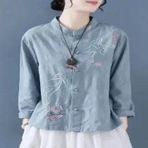 여자 법복 가을 블라우스 절복 중년 개량한복 생활한복