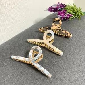 럭셔리 마블 꼬임 올림머리 헤어핀 집게핀-WB17A1E