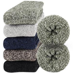 남성용 제오나 겨울 울 하이킹 양말 두꺼운 따뜻한 보온 부츠 선물 남성 아빠용