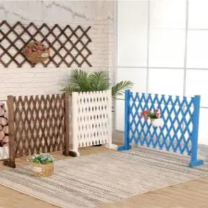 별장 휀스 파티션 방부목 가림막 펜션 목재 야외 담장 펜스 설치