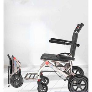 경량 여행용 미니사이즈 휄체어 휴대용휠체어 보행 가방 리프트 초경량 성인용