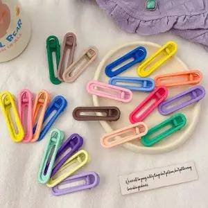 [콩심팥심]고정 앞머리 여성 헤어 모양 삔 세트 클립 집게핀