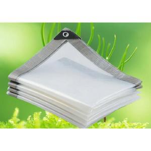 대형 야외 방풍 투명 천막 4x5m 하우스 차고 바람막이 비닐막 두꺼운 창문 방열