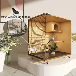 대형 아크릴 놀이터 앵무새장 날림장 패키지 번식 횃대