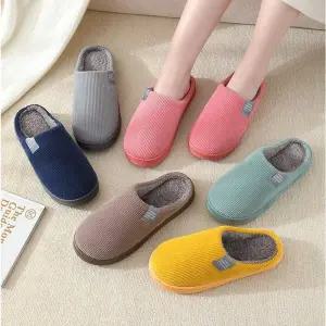 (무료배송) 캐주얼양털방한화 남성 여성 보온 털실내화 털슬리퍼 겨울 실내 슬리퍼