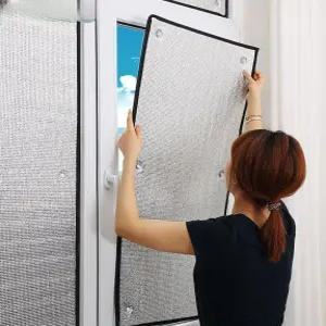 창문 햇빛가리개 탈부착 열반사단열재 단열 붙이는 흡착식