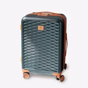 [몽카바](팩토리스토어 강남점)기내용 튼튼한 캐리어 확장형 코랄비치 메탈그린 20인치