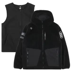 데상트 울트라 플리스 2IN1 세트 자켓 SP421SKTO2BLK