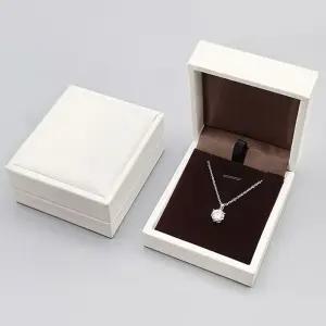 클래식 주얼리 하드케이스 목걸이 화이트 목걸이케이스 목걸이보관함