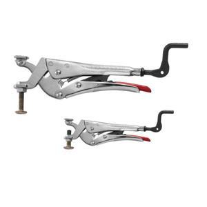 강력한 PE6/PE10 확장-O 플라이어 미끄럼 방지 핸들 조정 가능한 클로 오프닝 25mm-70mm 공작물에 대한 지