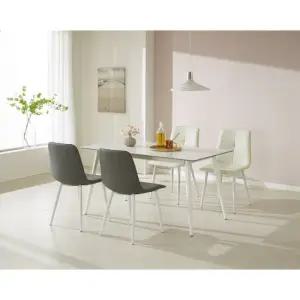 데코라인 아레나 4인용 세라믹 식탁세트 1300 방문설치