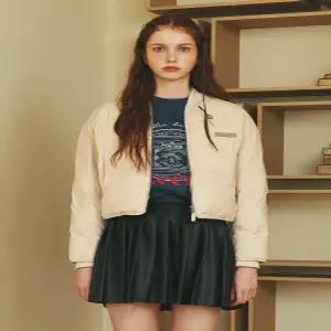 [리에떼] [본사직영]Crop zipup wellon padding-UC42PH020