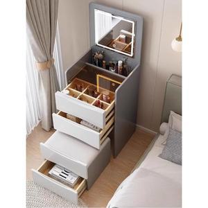 틈새 화장대 학생 침실 미니화장대 서랍 500 이동식 작은 공주 모서리 1인용 틈새화장대