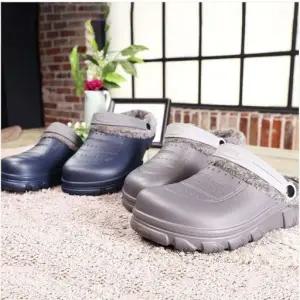 정품 보폭스 발편한 보온건강신발 털신발 겨울털신 남성용 여성용