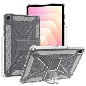 갤럭시탭S11 11인치 X730 X736 벌집패턴 킥스탠드 펜슬수납 투명 범퍼 태블릿 케이스