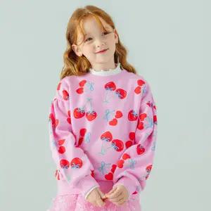 [아이러브제이] 버라 기모 체리리본 맨투맨 JXWTO39