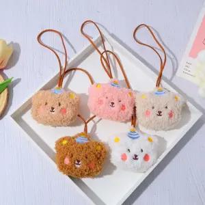 캐리어네임택 여행가방 곰돌이인형 러기지택 동물 캐릭터 분실방지 이름표 명찰 키링 열쇠고리