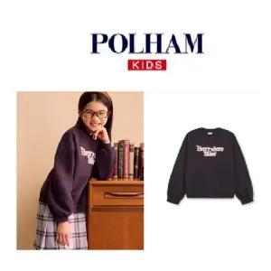 [폴햄키즈](마산점)여아) 레터링 플리스 맨투맨PKF4TR2041