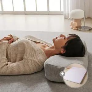 라누베 메모리폼 토퍼 침대 바닥 3단 접이식 매트리스 수면매트 싱글 (100x200x8cm)  방수커버 증정